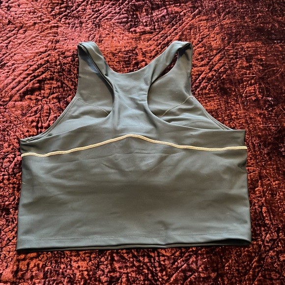 Teal exercise crop top - Picture 4 of 6